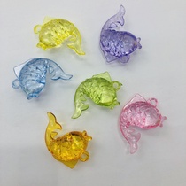Manufacturers direct acrylic fish children toys DIY accessories excavator toys 34*31mm