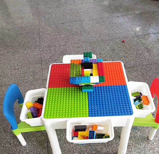 积木桌宝宝玩具 智力动脑积木玩具详情图1