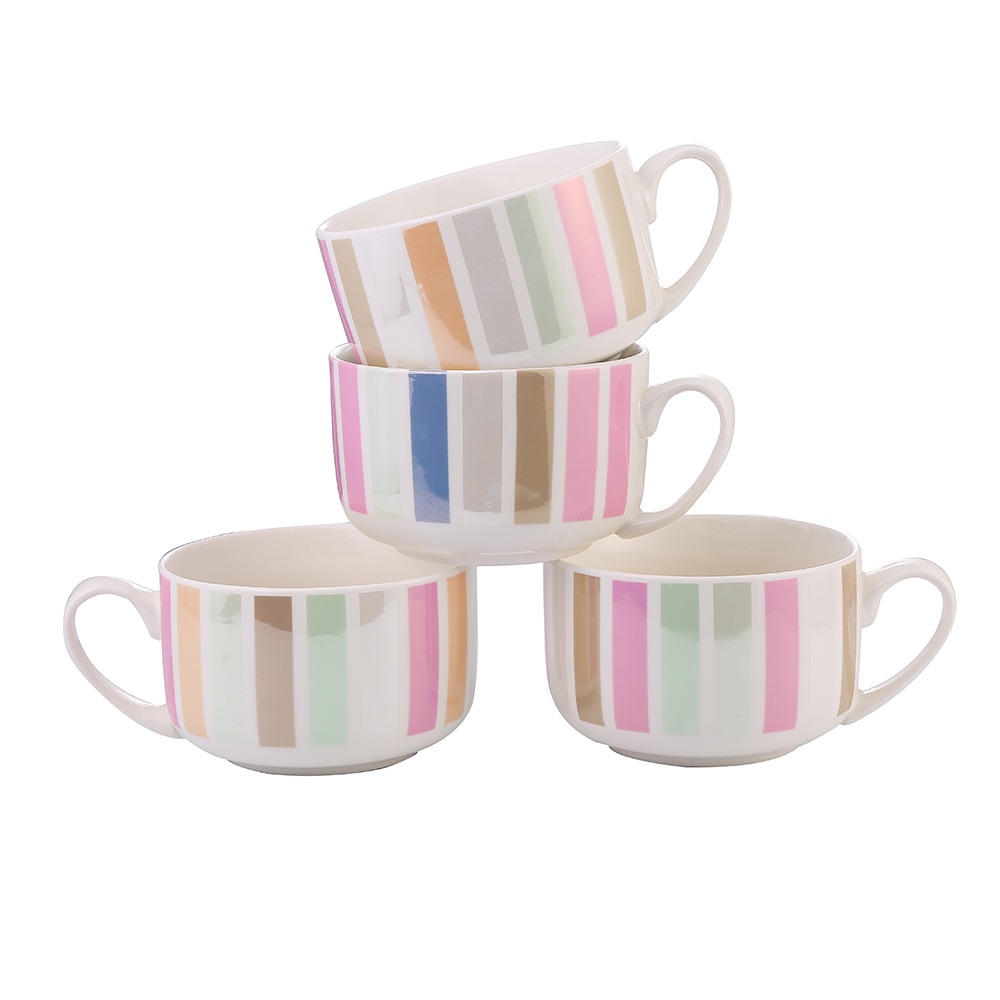 厂家直销贴花陶瓷汤杯系列1详情图1