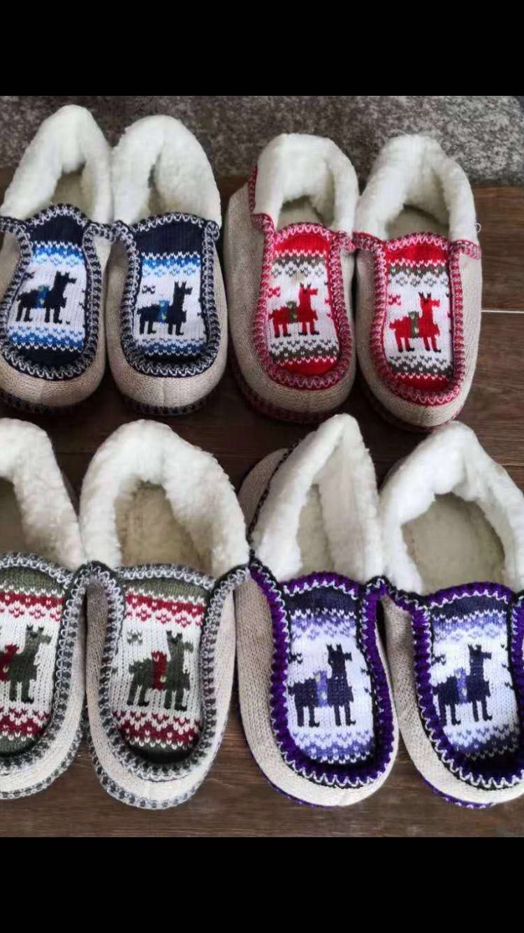 New autumn and winter home warm plush slippers, Lisheng Shoe Industry 1l export wholesale slippers, autumn and winter home slippers, anti-slip new style slippers, export wholesale
