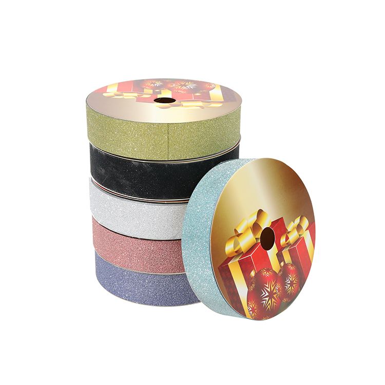 2.5CM*25M 6个/OPP 金粉塑料彩带工厂直销详情图2