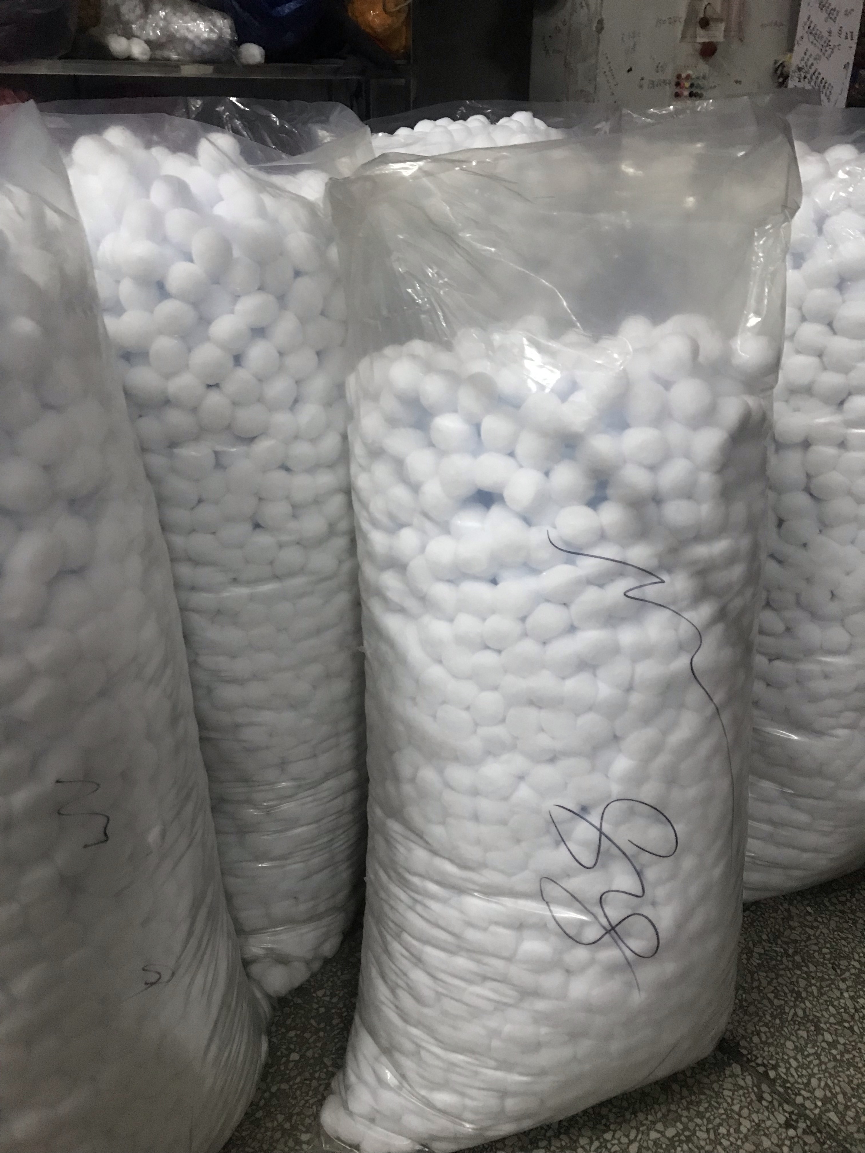 假毛填充毛球 圣诞用毛球 生日帽用毛毛球 服装辅料DIY头饰配件毛球详情图6