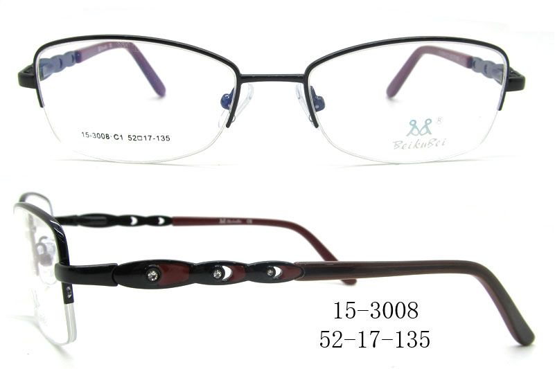 高档金属眼镜架15-3008