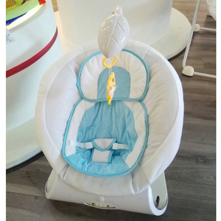 新款婴儿可调档安抚摇椅 宝宝声控太空摇椅 儿童音乐震动躺椅安抚详情图3