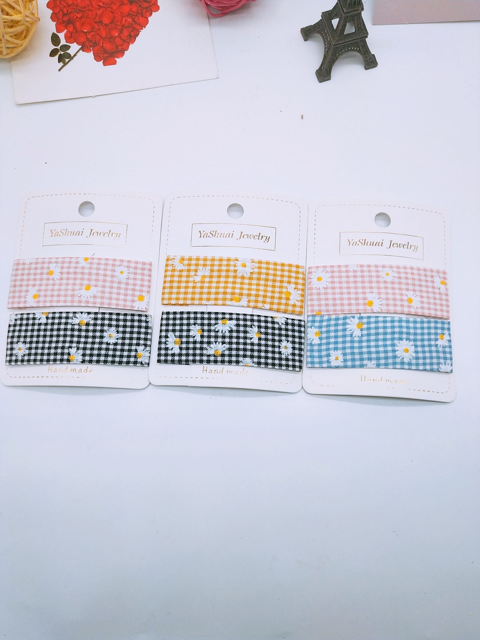 Vitality girl summer South Korea cute fresh sweet fruit hairpin edge clip net red hair card clip headwear fringe full figure