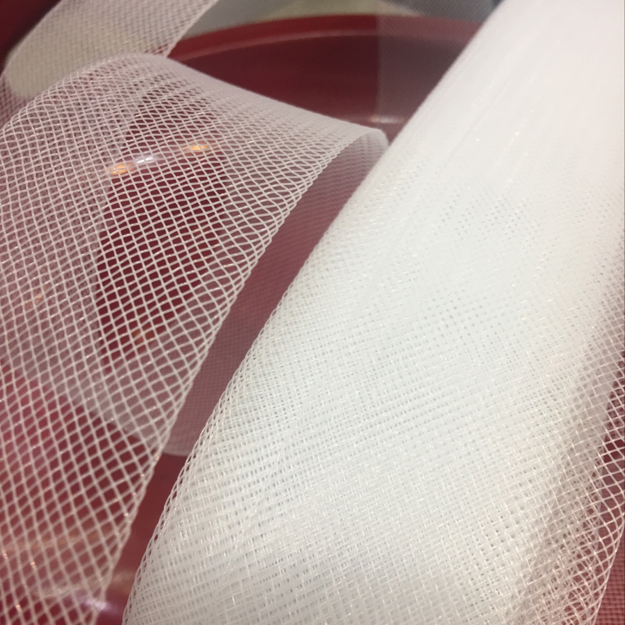 The net is used in making dresses for performance full figure