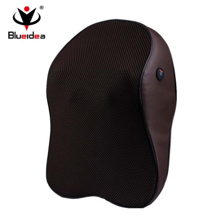 301充电式按摩靠垫按摩枕 车用家用振动热敷颈椎电动按摩器详情图3