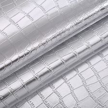 厂家直销大量银色鳄鱼纹环保耐撕裂主要用于箱包