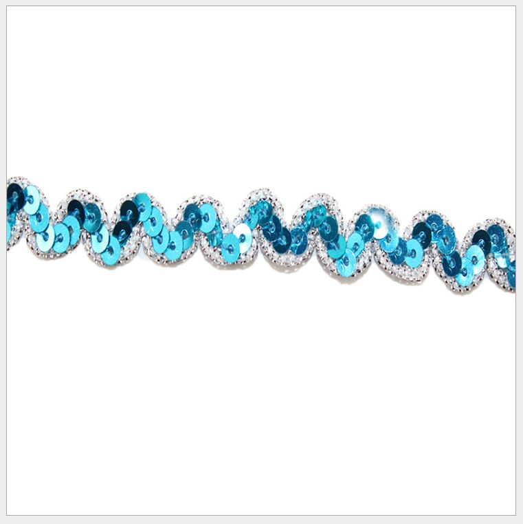 厂家直销多色金银丝亮片花边辅料 diy手工服装饰品配件窗帘配件详情图3