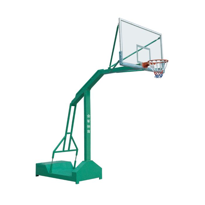 Hj-t016 will be body health toughened glass mobile basketball rack outdoor basketball rack Item Picture