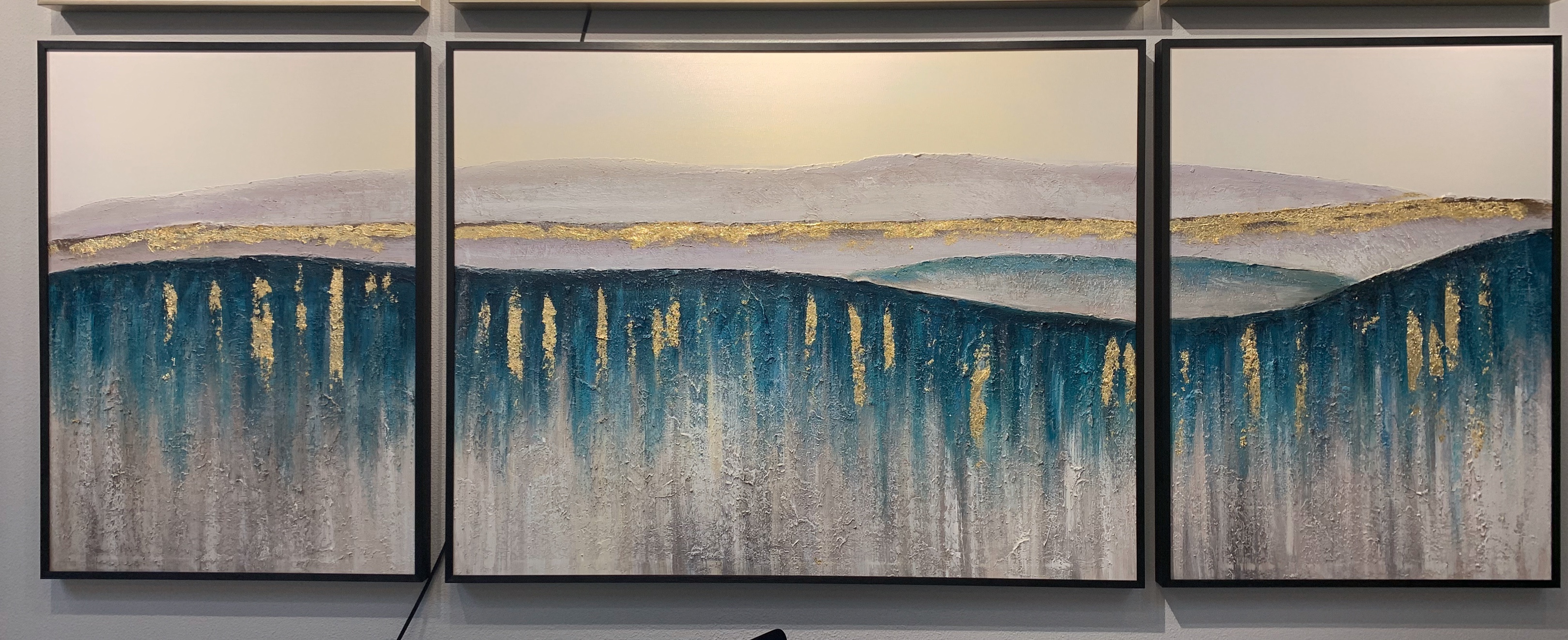 金箔纯手绘油画3  