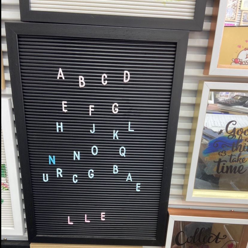 Message board photo frame