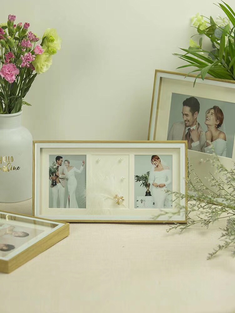 简约相框/婚纱影楼相框/摆台细节图