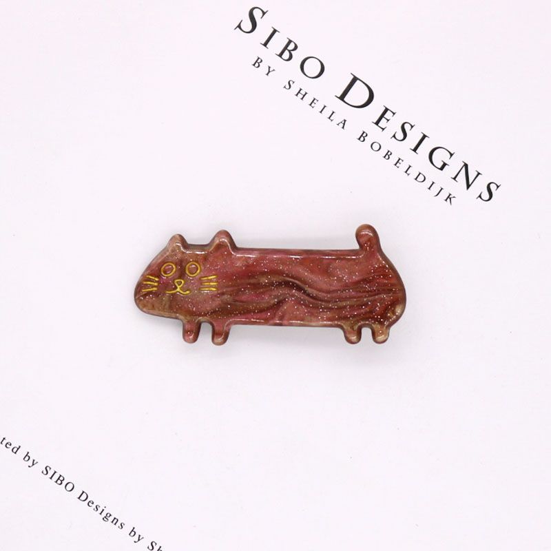 星空鸭夹/醋酸发夹/猫咪鸭夹细节图