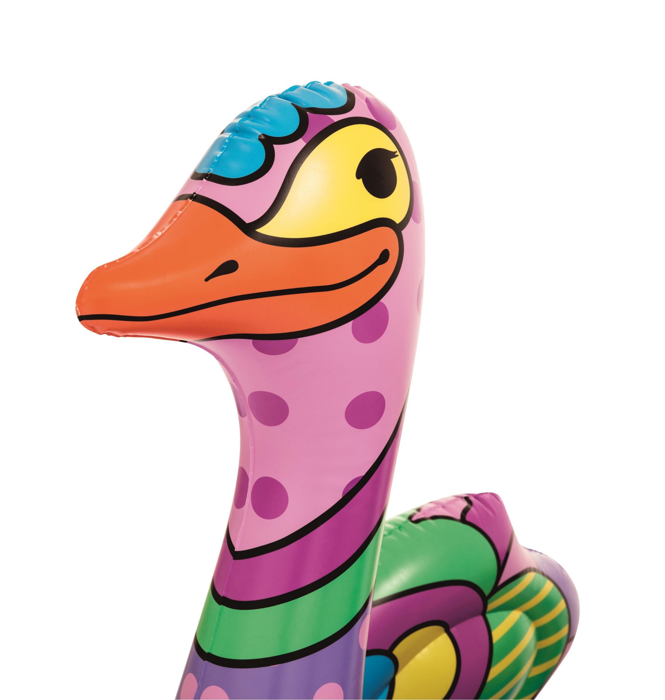 Bestway® 6'3" x 65.5"/1.90m x 1.66m 时尚彩绘鸵鸟坐骑详情图10