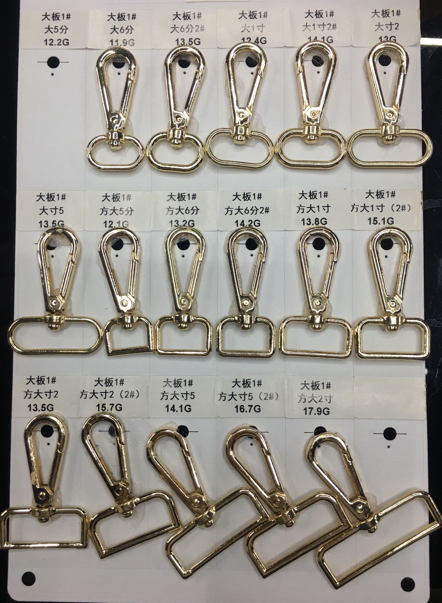 箱包五金配件狗扣包包挂勾广州电镀颜色定制7-10出货来样定做详情图14