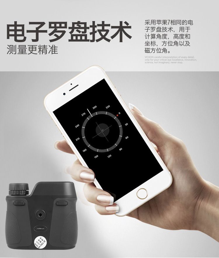 ZIYOUHU 1500-meter laser rangefinder, high-definition binocular electronic laser rangefinder telescope, one-piece consignment detail image 2