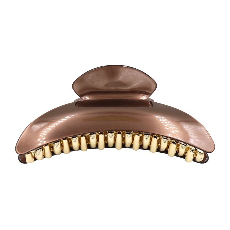 Korean Super Size Hair Clip Vertical Clip Solid Color Clip Clip Hair Hair Ponytail Clip Acrylic Hair Clip Hair Accessories Item Picture