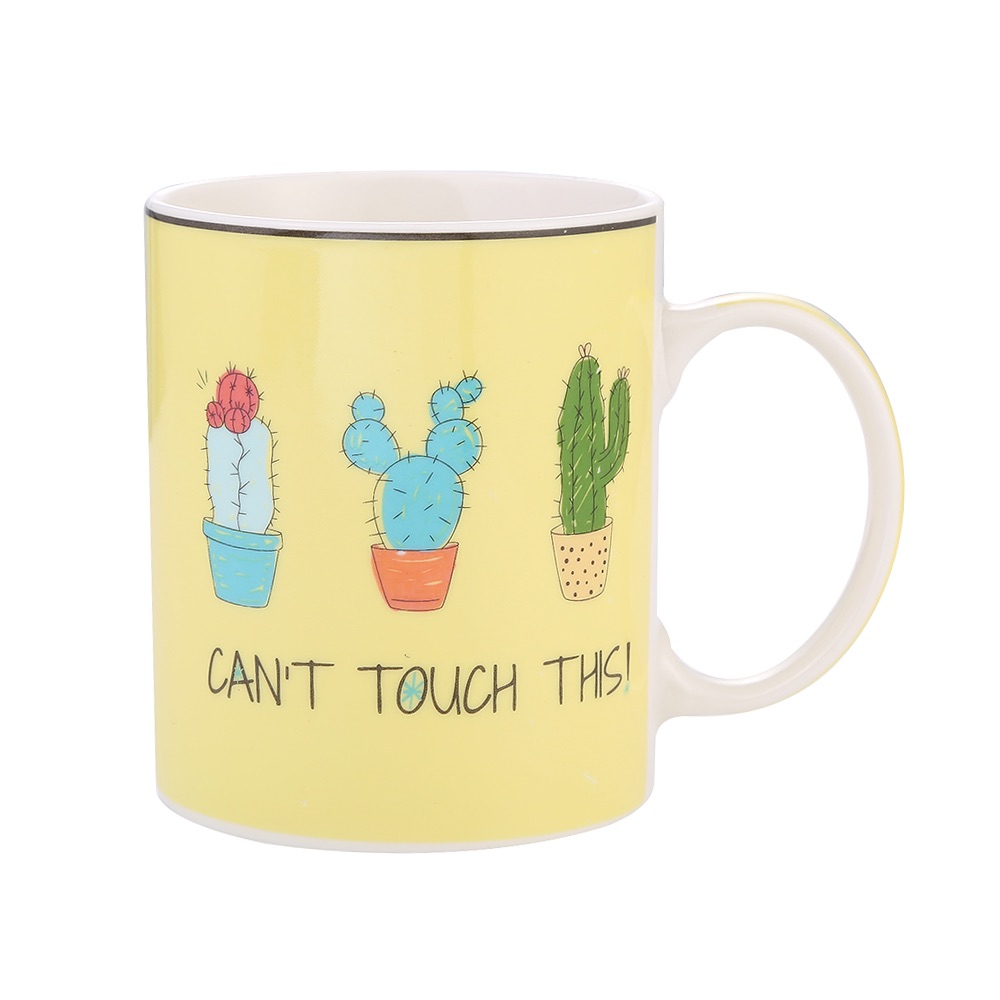 Daily-use ceramic cups, cartoon decals, milk cups, mugs, ceramic cups Application Scenario