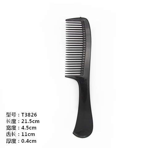 3826 Plastic comb, a multi-purpose, simple and simple home hair care comb details Picture