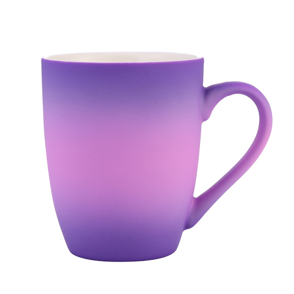 Factory direct sales of ceramic mugs, low-temperature colored glaze rainbow series coffee cups, ceramic cups detail image 2