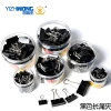 Yizhi King 9104 Black bucket Long Tail Clamp, product size 25mm, 48 pieces per bucket, 48 buckets per piece, weight is one piece, price is one bucket. details Picture
