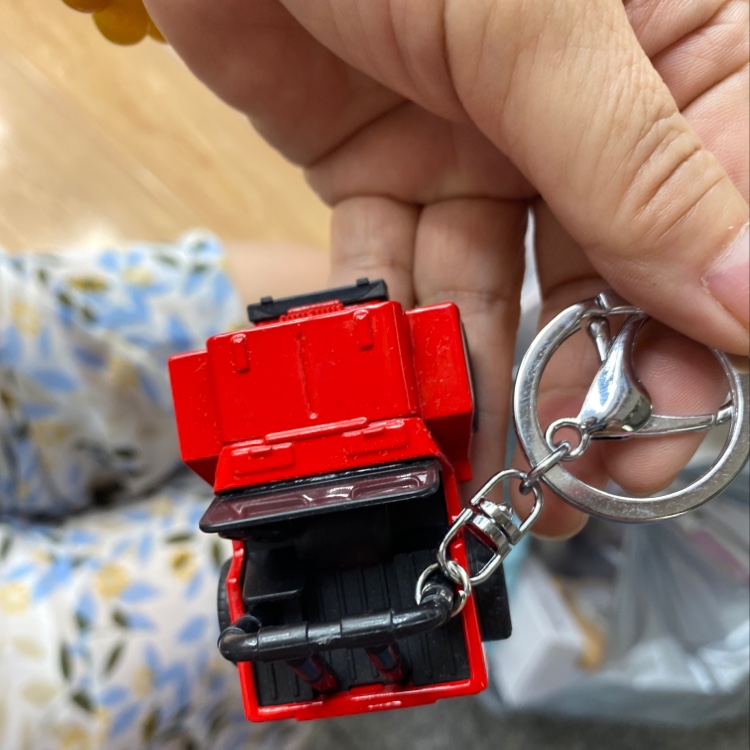 卡通汽车造型塑料钥匙扣挂件饰品小礼品玩具