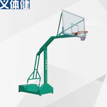 HJ-T016会军义体健钢化玻璃移动式篮球架户外篮球架