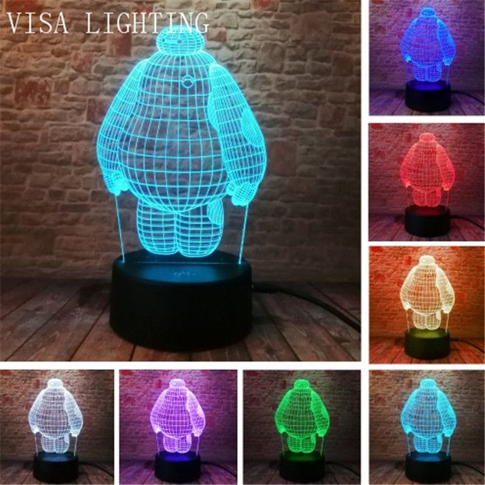 3D美人鱼玩具总动员夜灯孩子圣诞节生日情人节玩具礼物