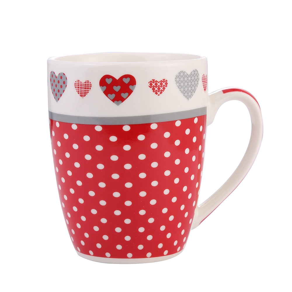 Factory direct sales of daily-use ceramic decked mugs and Valentine's Day series ceramic cups Specification image