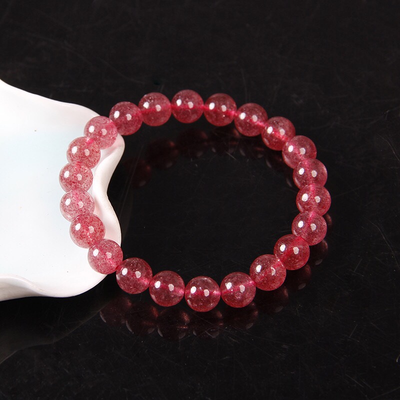 Natural strawberry crystal details Picture