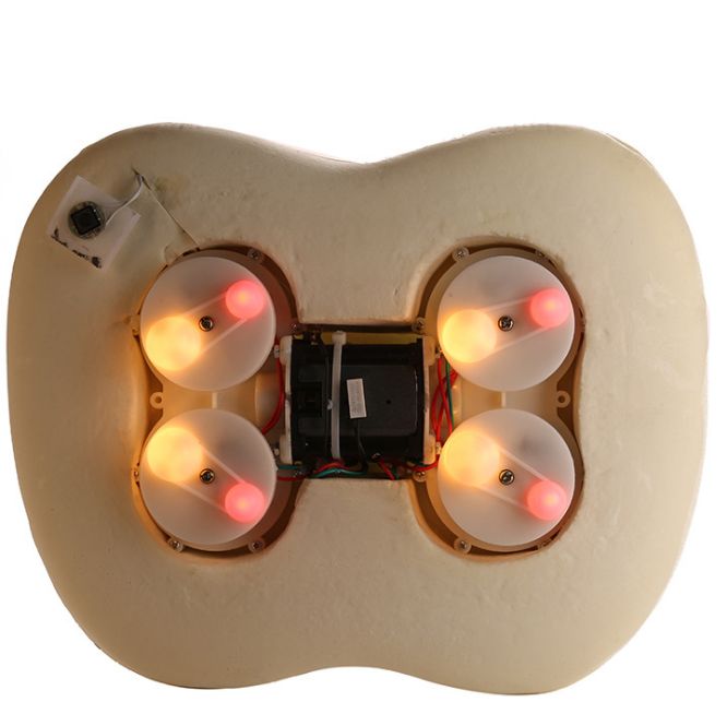 车载揉捏加热小苹果按摩枕头电动颈椎腰背部器靠垫椅家用详情图3