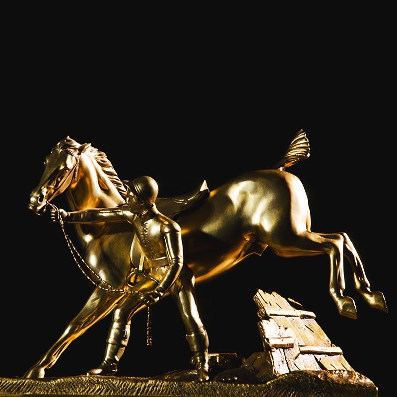 【梵尼诗】莎东T1015B马到成功座钟 仿古法式台钟客厅古董艺术钟详情图1