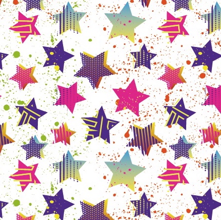 礼物纸包装纸五角星