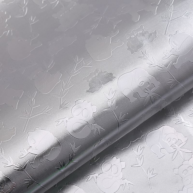 Factory direct sales of large quantities of panda-patterned PVC leather
