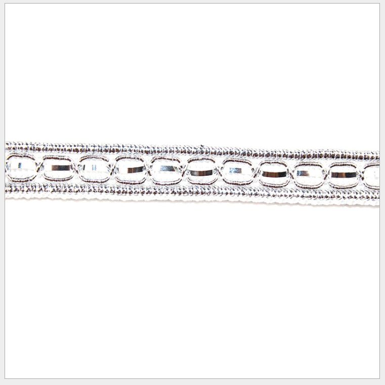 Factory direct sales of silver lace accessories, diy handcrafted clothing accessories, hats and curtain accessories detail image 1