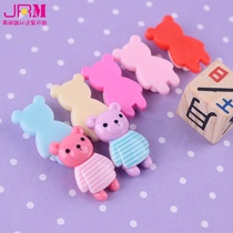 Manufacturers direct bear resin patch children hair accessories accessories DIY diy box accessories wholesale