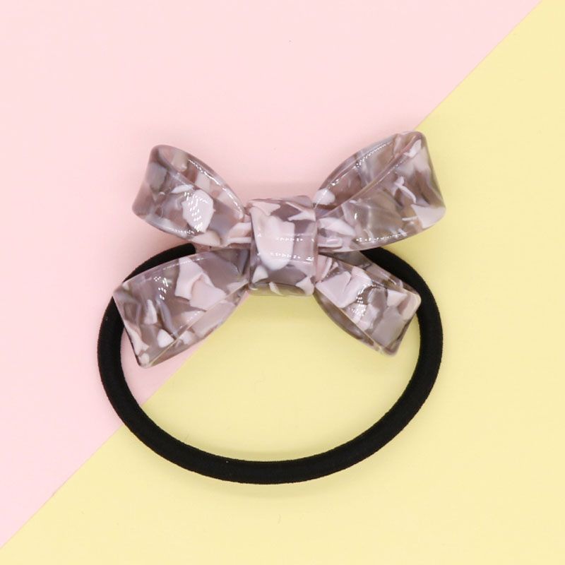 Korean Scrunchie Environmental Protection Hair Cord Acetate Sheet Hair Accessories Hair Band Double Bow Headband Headband Tie Hair undefined