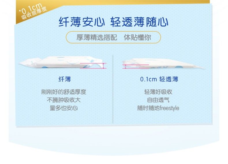 ABC亲柔立围超长夜用超薄绵卫生巾K88-3片详情图9