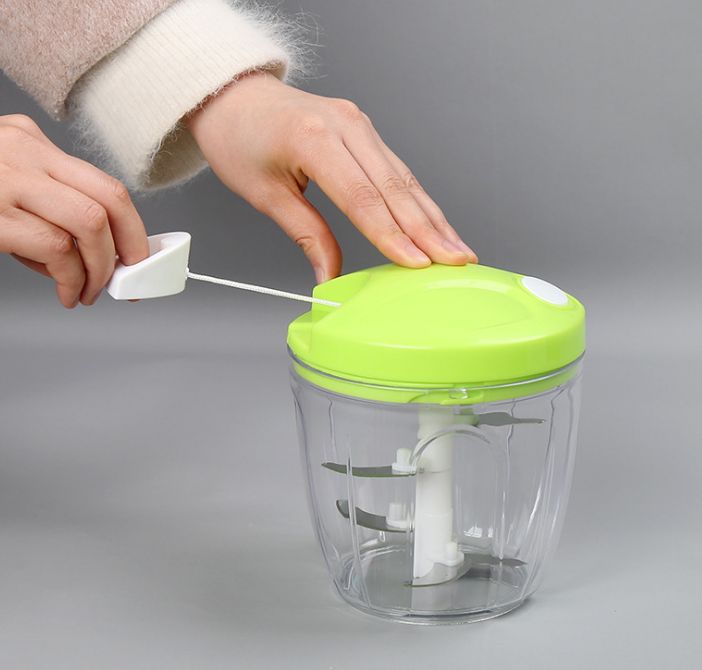 家用捣蒜泥神器手动绞肉机小型拉切辣椒搅拌机饺子馅压蒜厨房神器详情图2