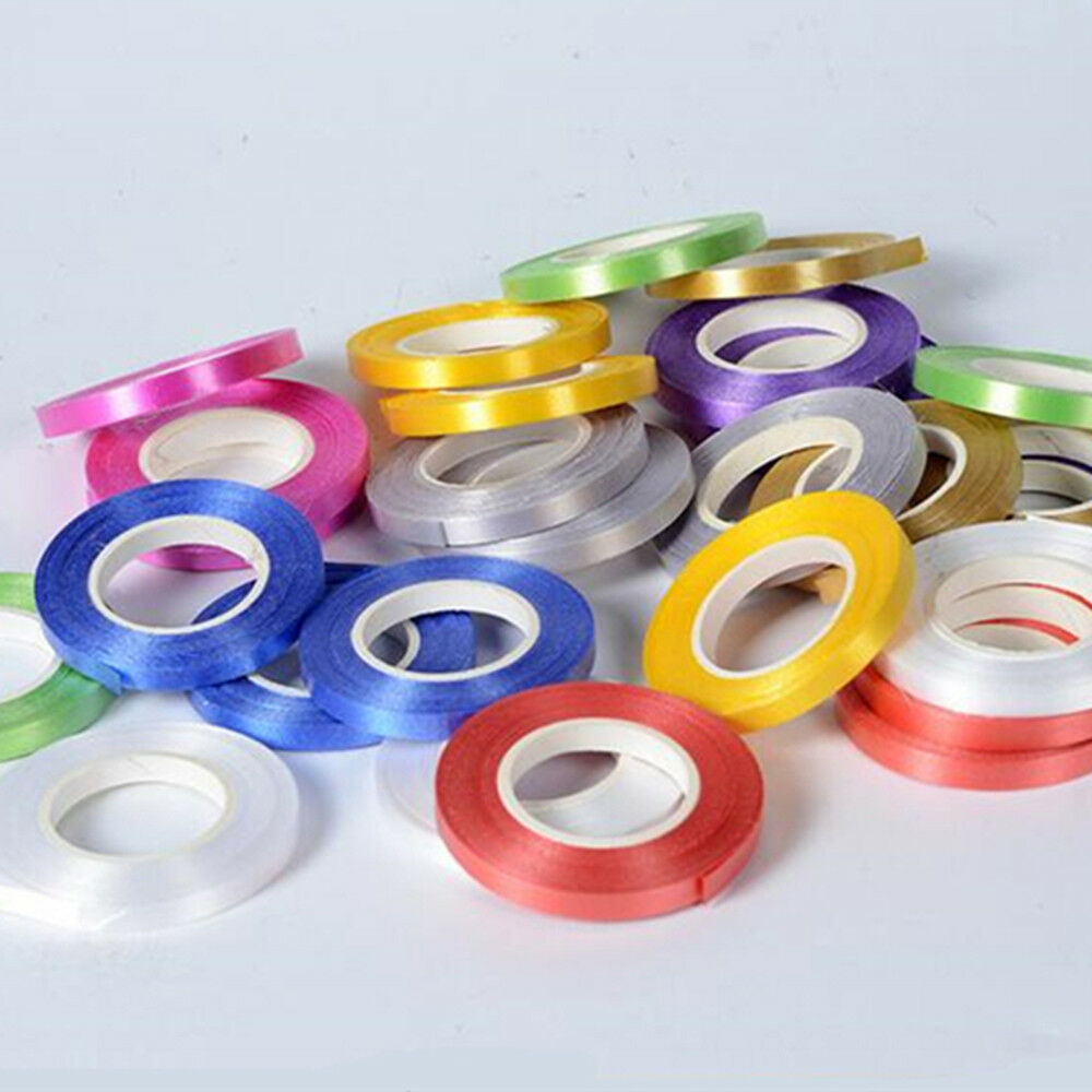 Manufacturers direct festival decoration decoration ribbon 5mm*10M special balloon tie monochrome 200 batches thumbnail