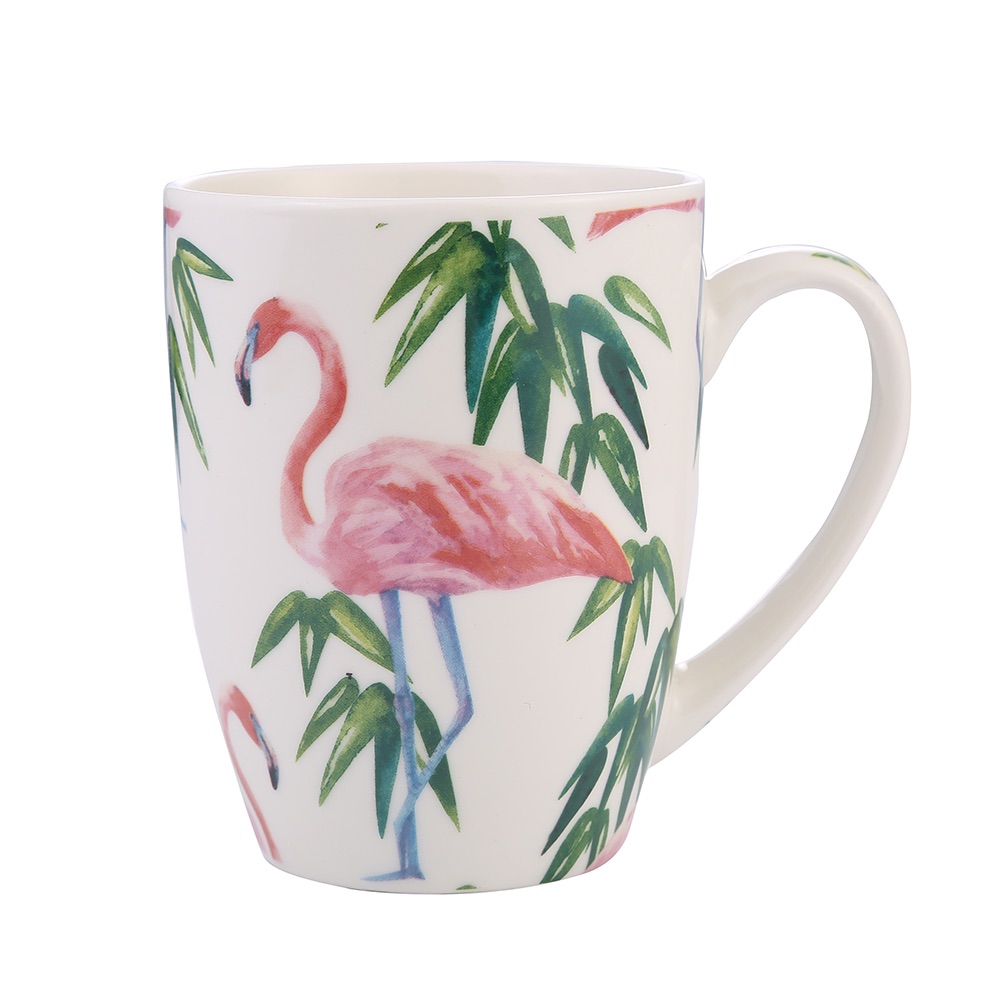 Wholesale of flamingo series ceramic mugs from daily-use ceramic manufacturers details Picture