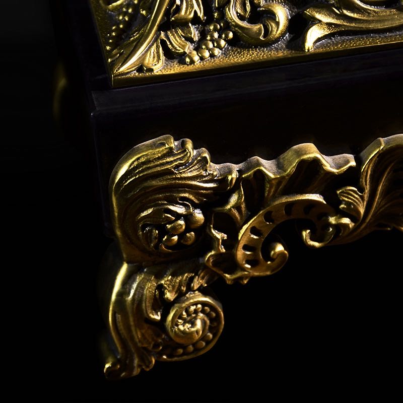 【梵尼诗】莎东T1015B马到成功座钟 仿古法式台钟客厅古董艺术钟详情图2