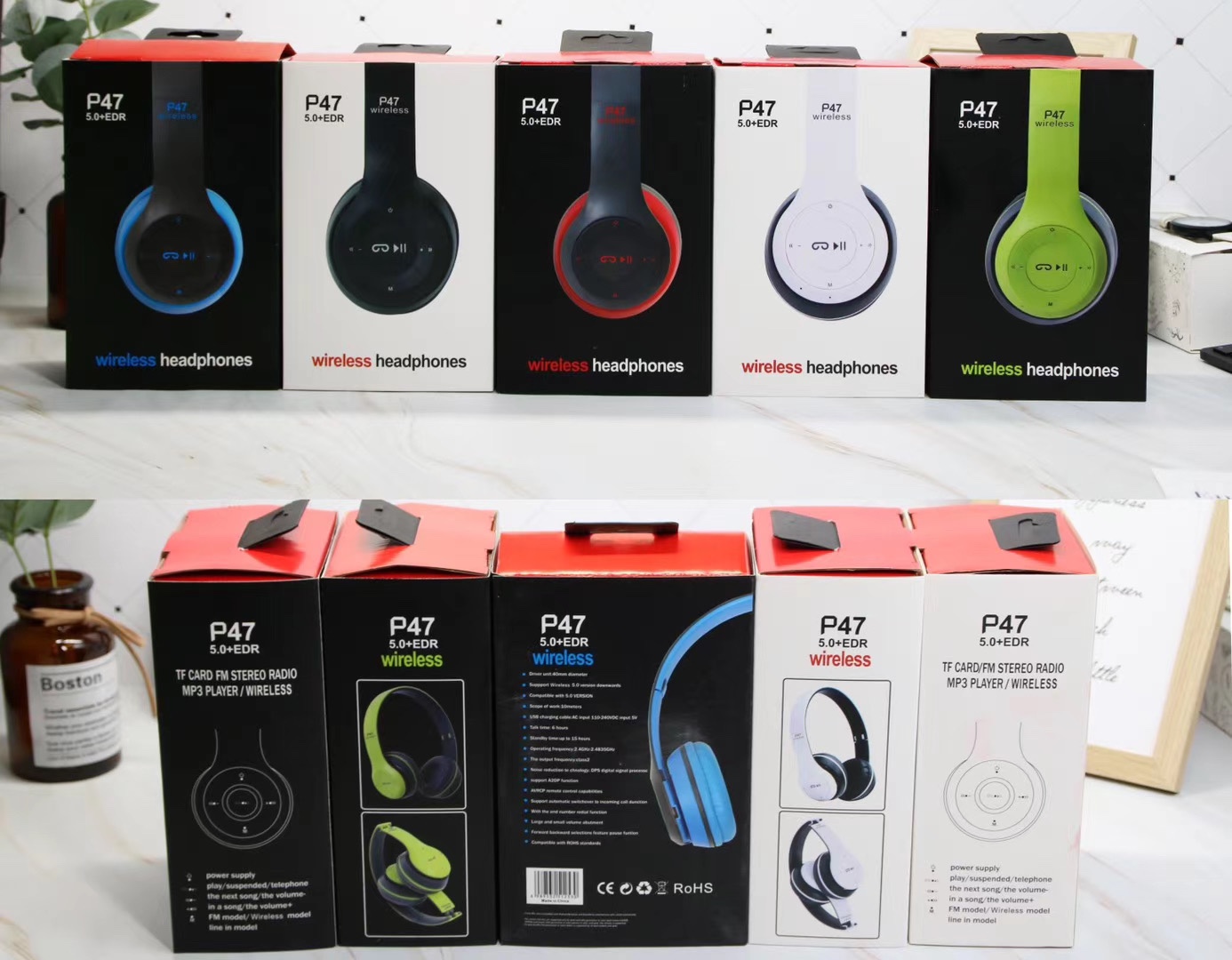 P47 Bluetooth headphones, Bluetooth headphones, simultaneous interpretation headphones undefined
