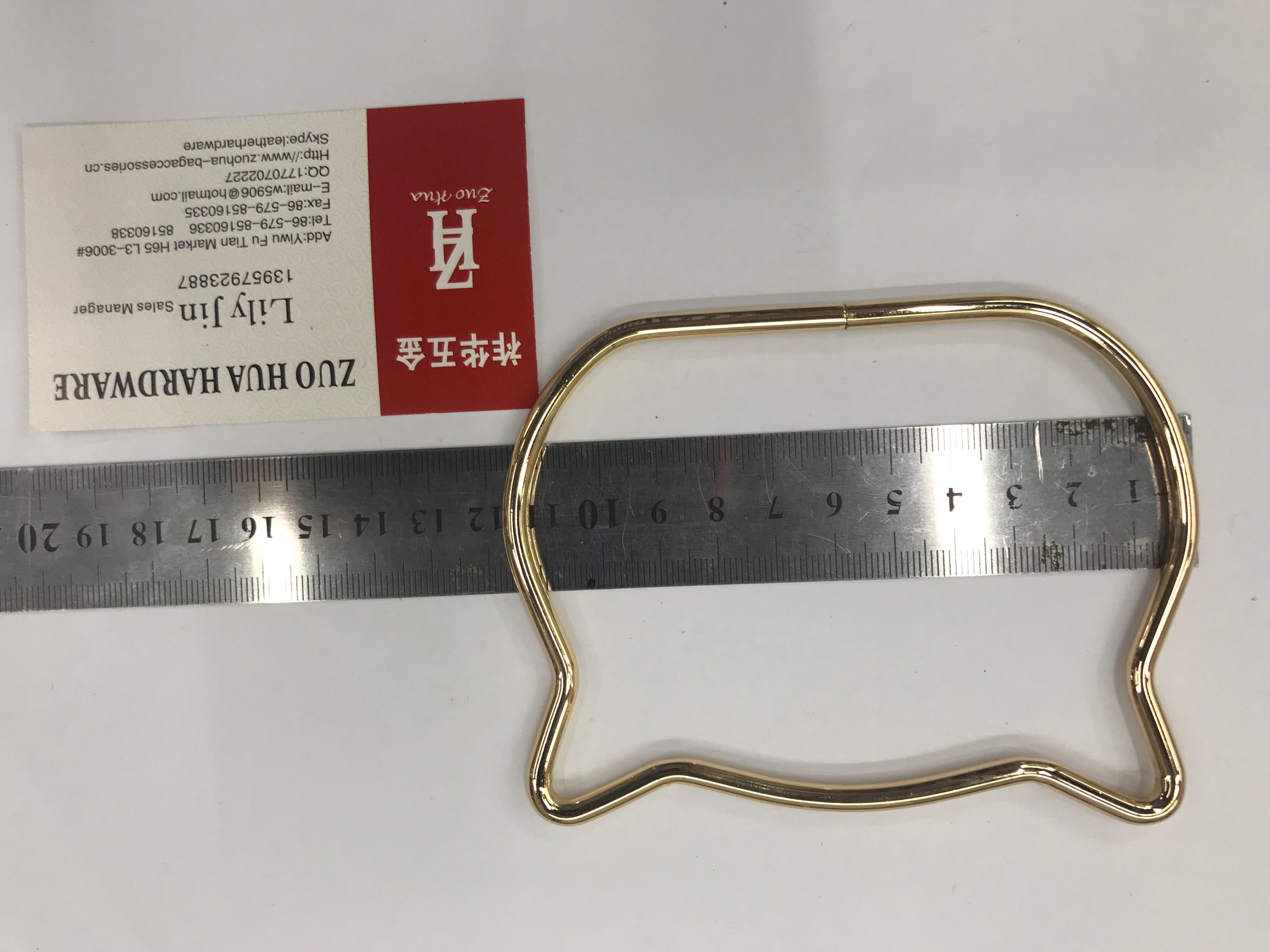 Luggage Hardware Accessories Handbag Handle Guangzhou Electroplated Fashion Bag Metal Hand undefined