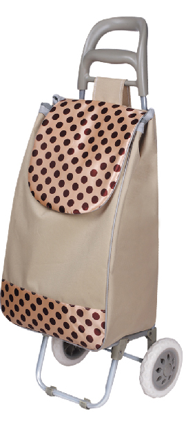 Color-matched fabric grocery shopping tools, small trolley, shopping cart, trolley, household portable small cart, folding luggage cart Specification image