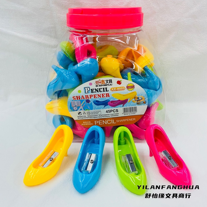 高跟鞋卷笔刀各种造型设计款恐龙卷笔刀PVC卷笔刀削笔器