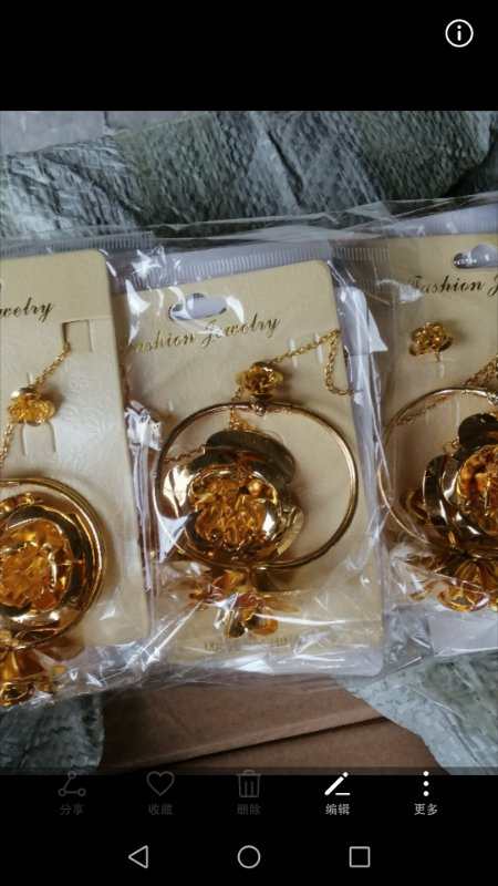 Rose 4-Piece Fashion Trend Set Full Of Personality And Generous Yijing Jewelry -126