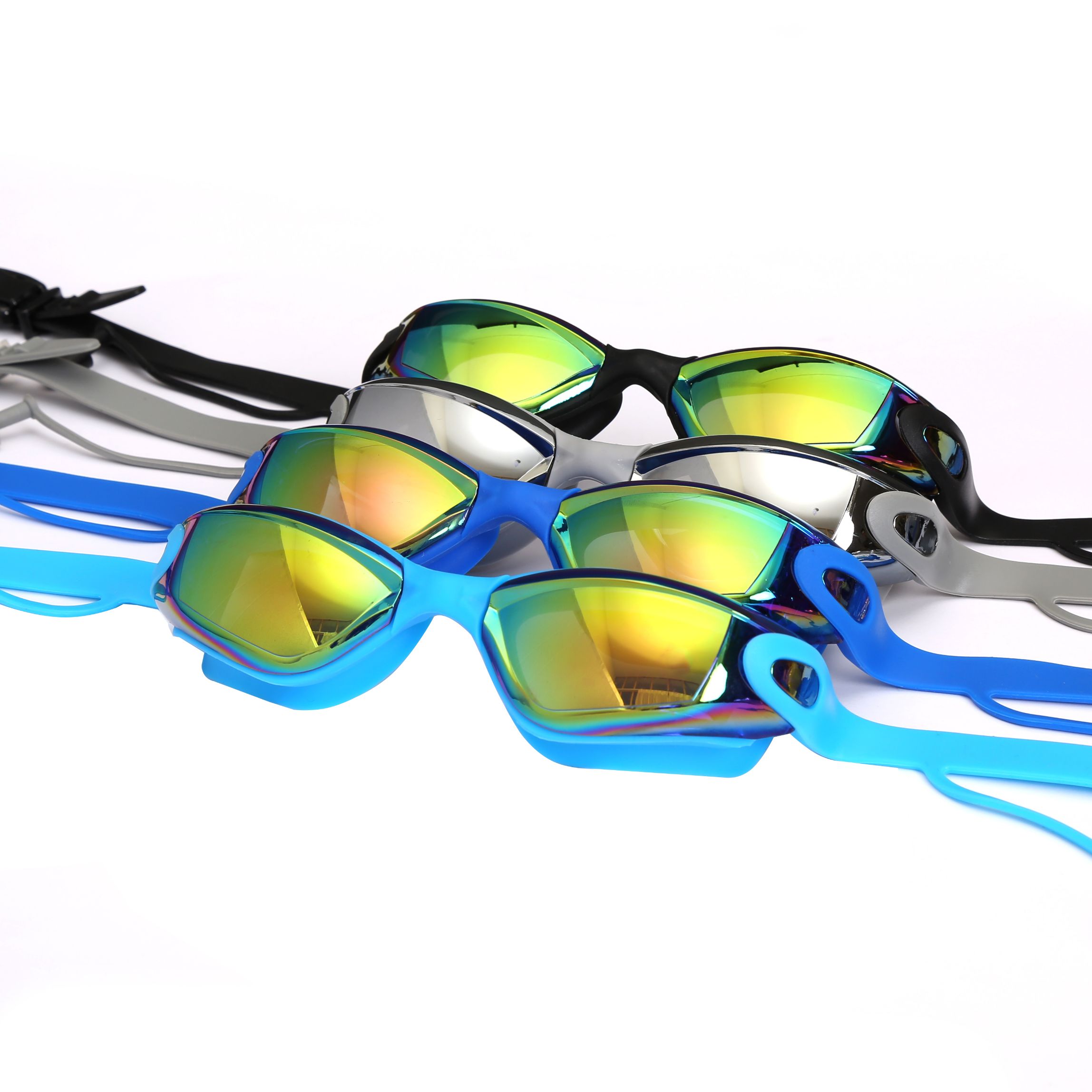 硅胶电镀泳镜高清防水防雾游泳镜KH-39-A详情图1