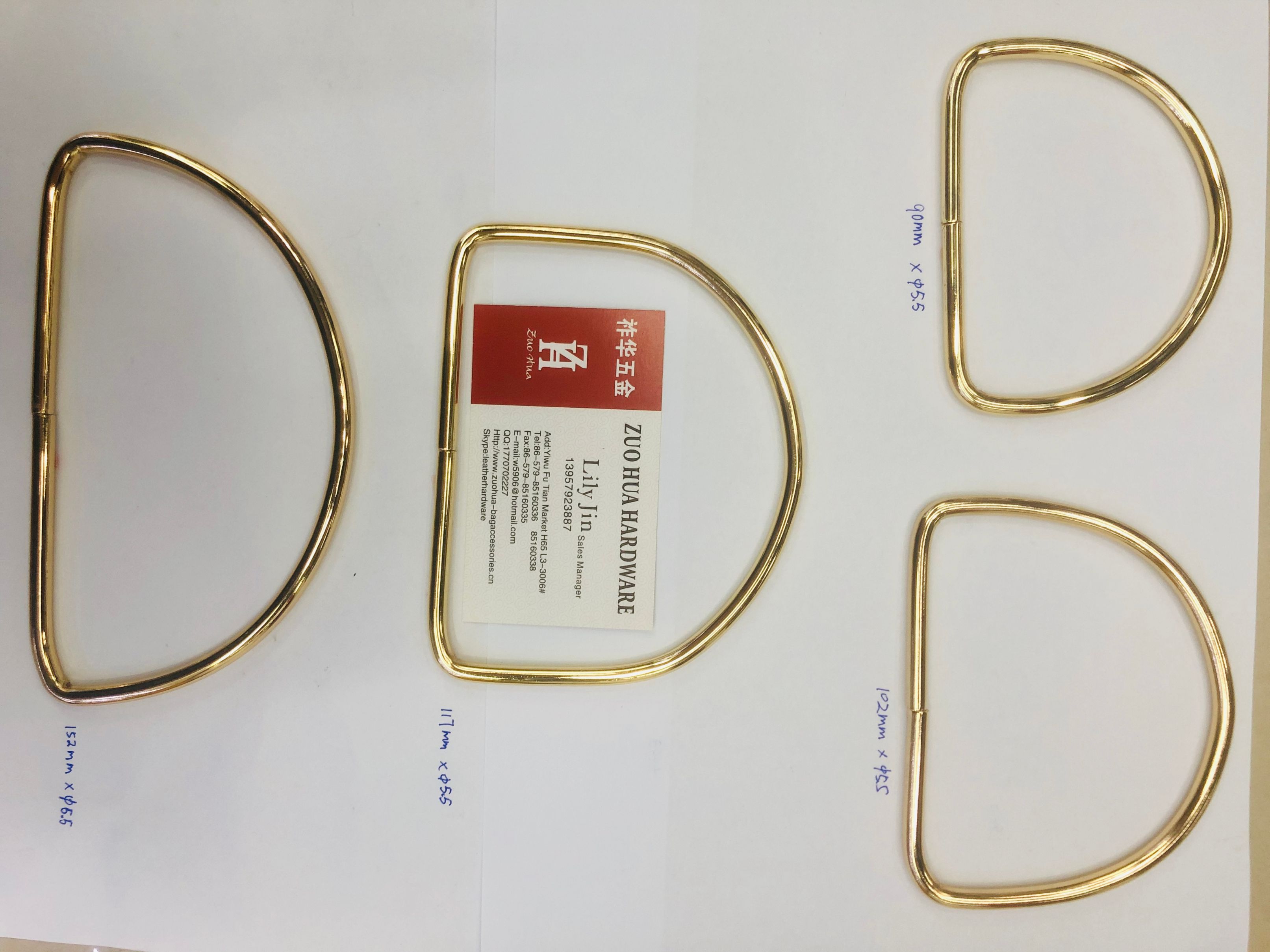 Luggage Hardware Accessories Handbag Handle Guangzhou Electroplated Fashion Bag Metal Hand undefined